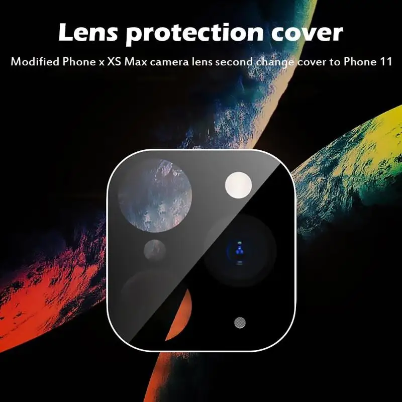 Металлический защитный чехол для Apple iPhone X XS MAX Seconds сменный 11 наклейка на объектив