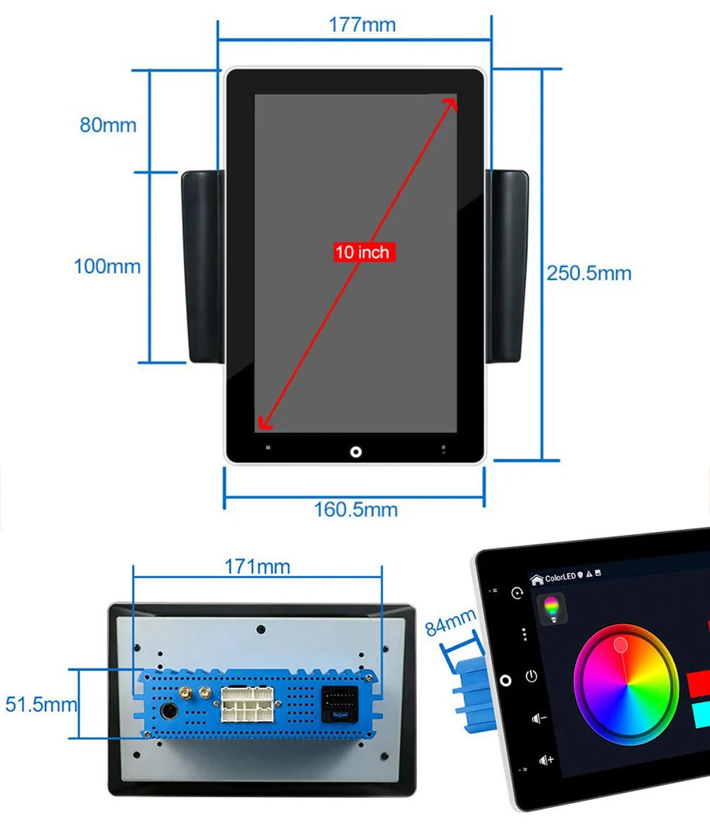 Автомагнитола Eunavi DSP TDA7851 универсальный Мультимедийный проигрыватель с