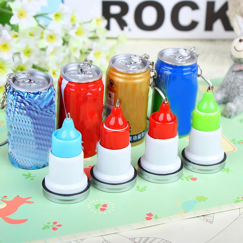 1 шт. Новинка банки для напитков Кока шариковая ручка Милая телескопическая с