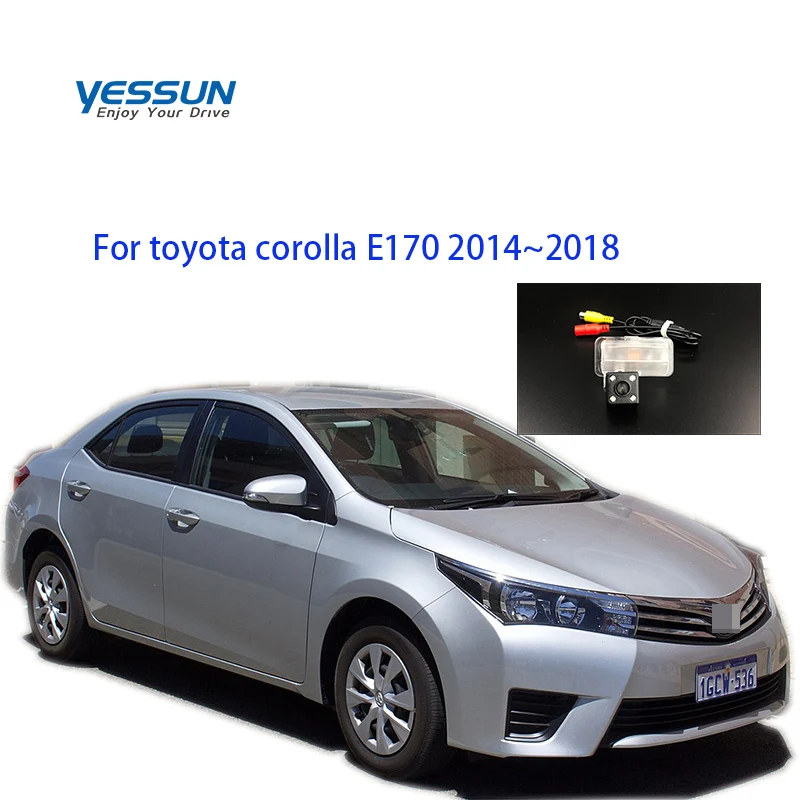 Автомобильная задняя камера Yessun для toyota corolla E170 2014 ~ 2018 заднего вида с ночным
