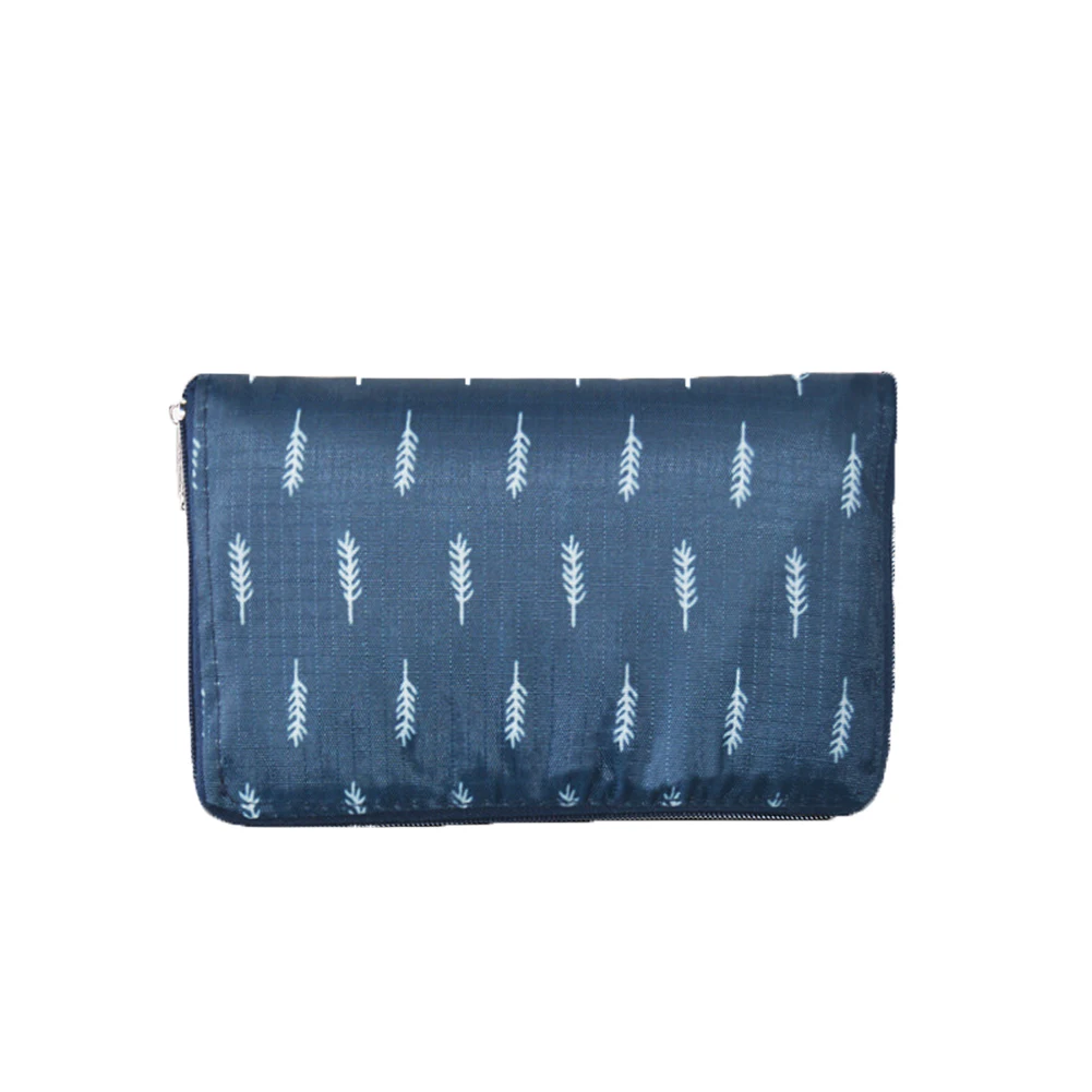 Женская сумка для покупок складная Экологичная тоут с цветочным принтом большая