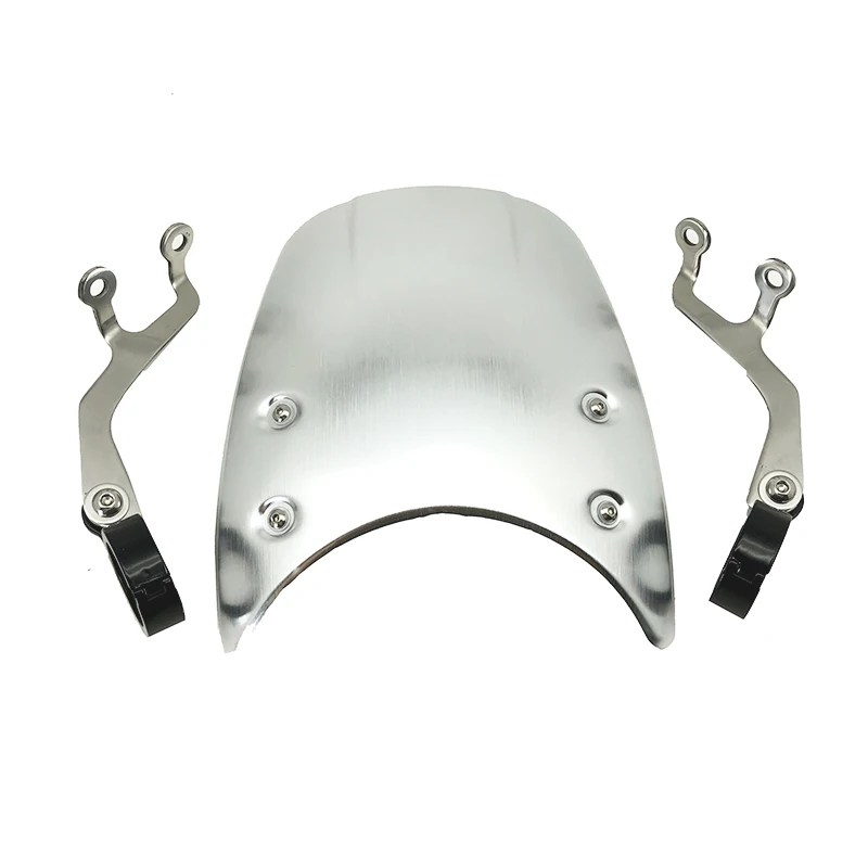 Aluminum Windshield Windscreen For Sportster Dyna Glide Softail XL 883 1200 48 72 XL1200 X48 X72 Models 04-2019 | Автомобили и