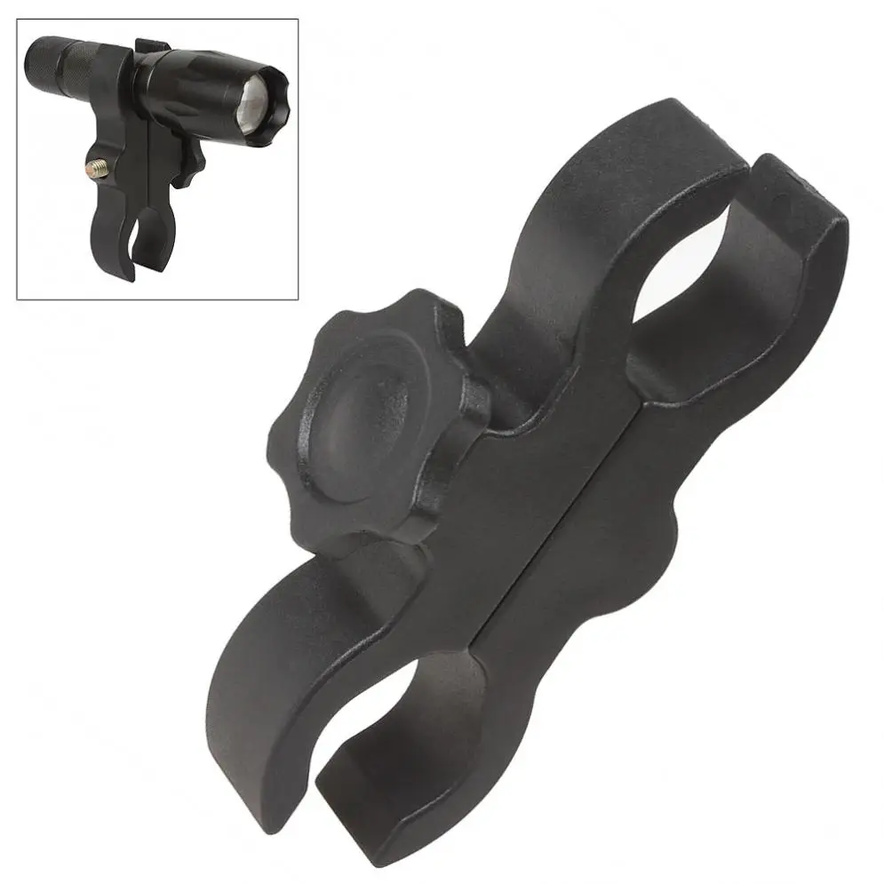 

Plastic Durable & Adjustable Bike Torch Flashlight Mount Barrel Clamp
