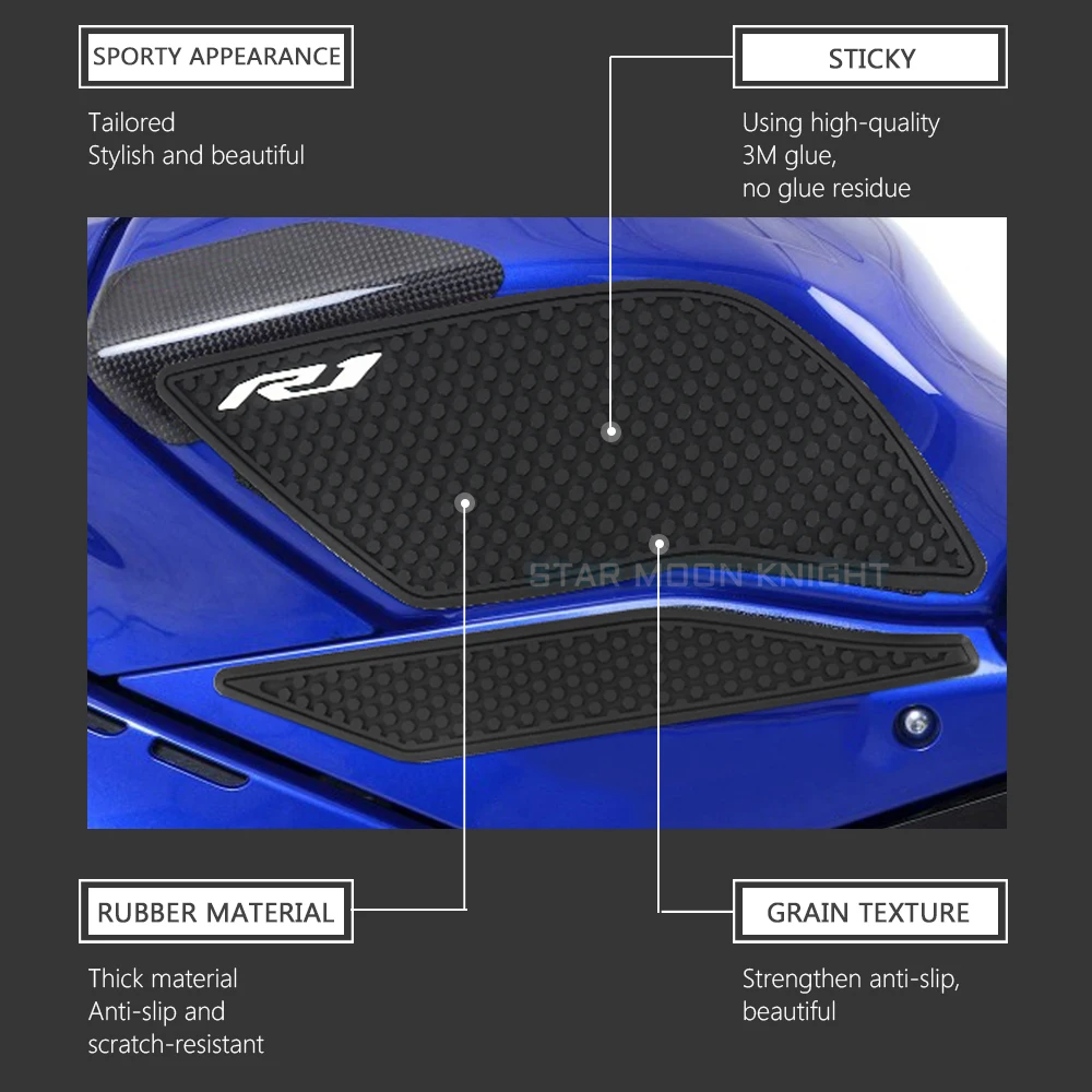 Мотоциклетные боковые прокладки для топливного бака защитные наклейки