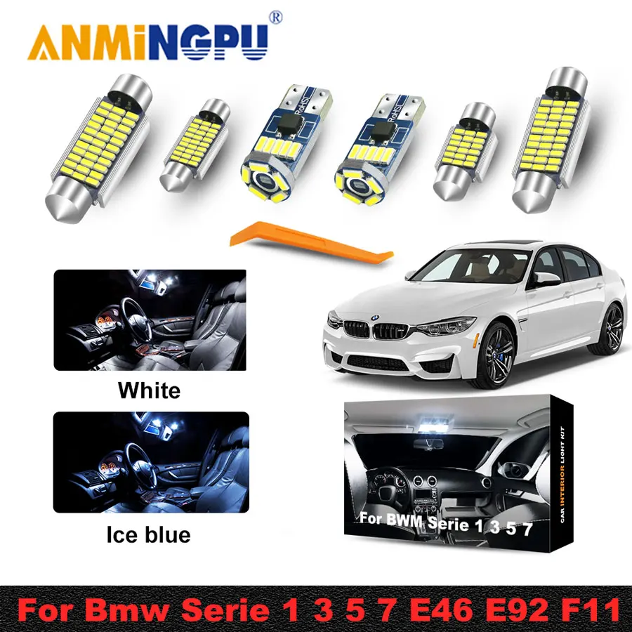 ANMINGPU 1156 для Bmw Серия 1 3 5 7 E46 E92 F11 E61 E65 E39 E38 E91 E90 E93 E60 E87 E81 F20 F10 Canbus светодиодное
