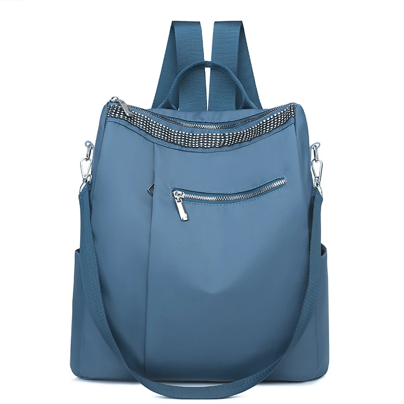 

2021 New Multifunction Backpack Women Waterproof Oxford Bags Female Anti Theft Back Pack Schoolbag Printed Travel Casual Backbag