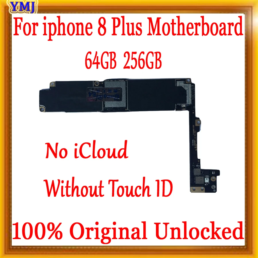 100% оригинальная разблокированная материнская плата для iPhone 8 Plus 5 дюйма 64 ГБ/256 ГБ