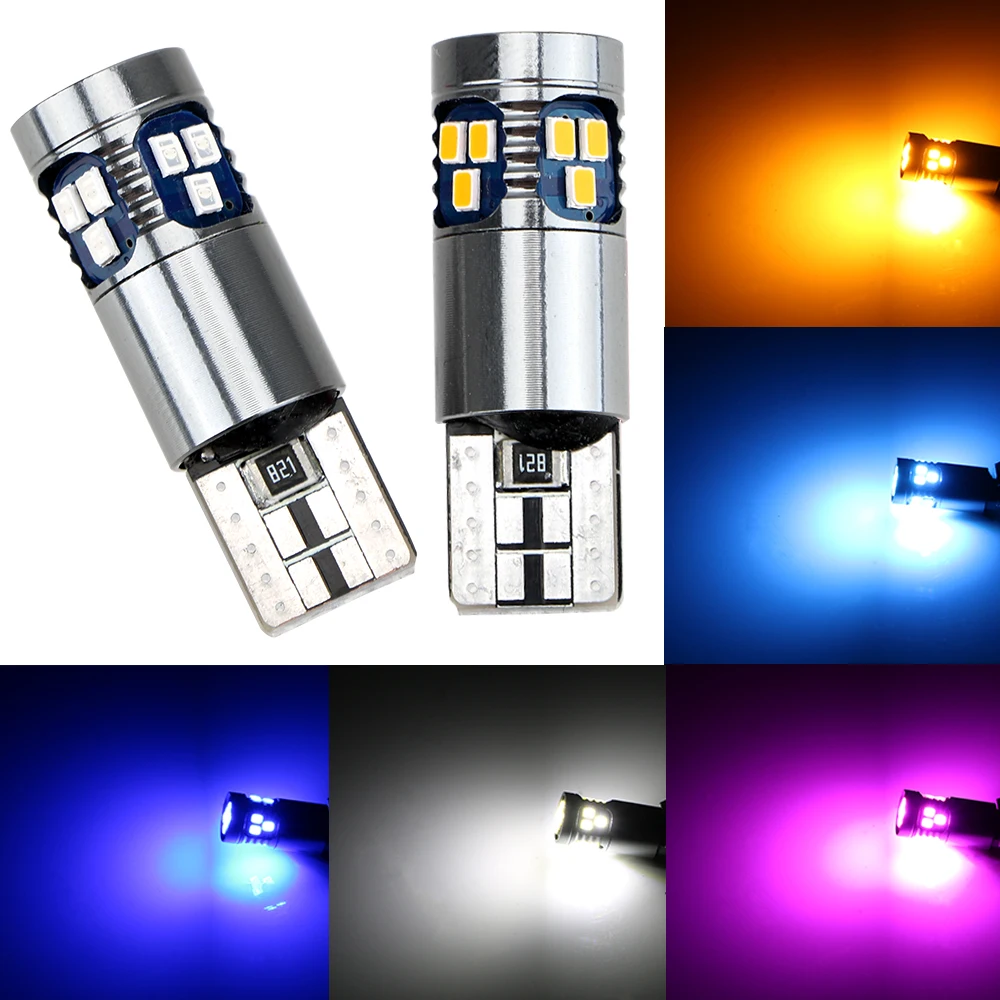 T10 W5W 3030 18 SMD LED индикатор интерьера светильник для чтения автомобилей сигнальная