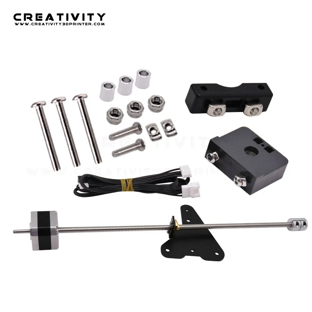 ender3 dual z axis lead screw upgrade kits with 0 4mm mk8 nozzle for ender3v2 cr10 ender 3pro dual z axis 3d printer accessories free global shipping