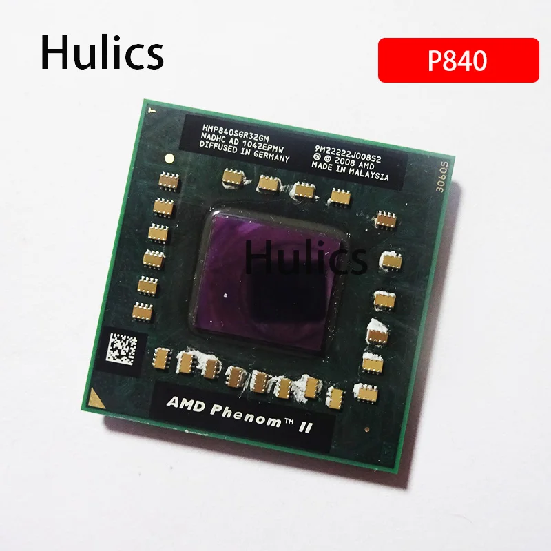 Оригинальный трехъядерный мобильный процессор Hulics AMD Phenom II P840 1 9 ГГц трехпоточный