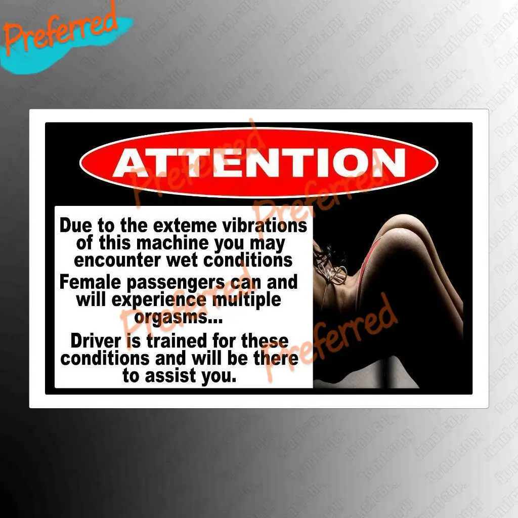 

Warning Vibrations Vinyl Decal Sticker Rat Rod Chopper Fink Hot Rod Funny Car Car Sticker Decal Decoration for Helmet Trunk Wall