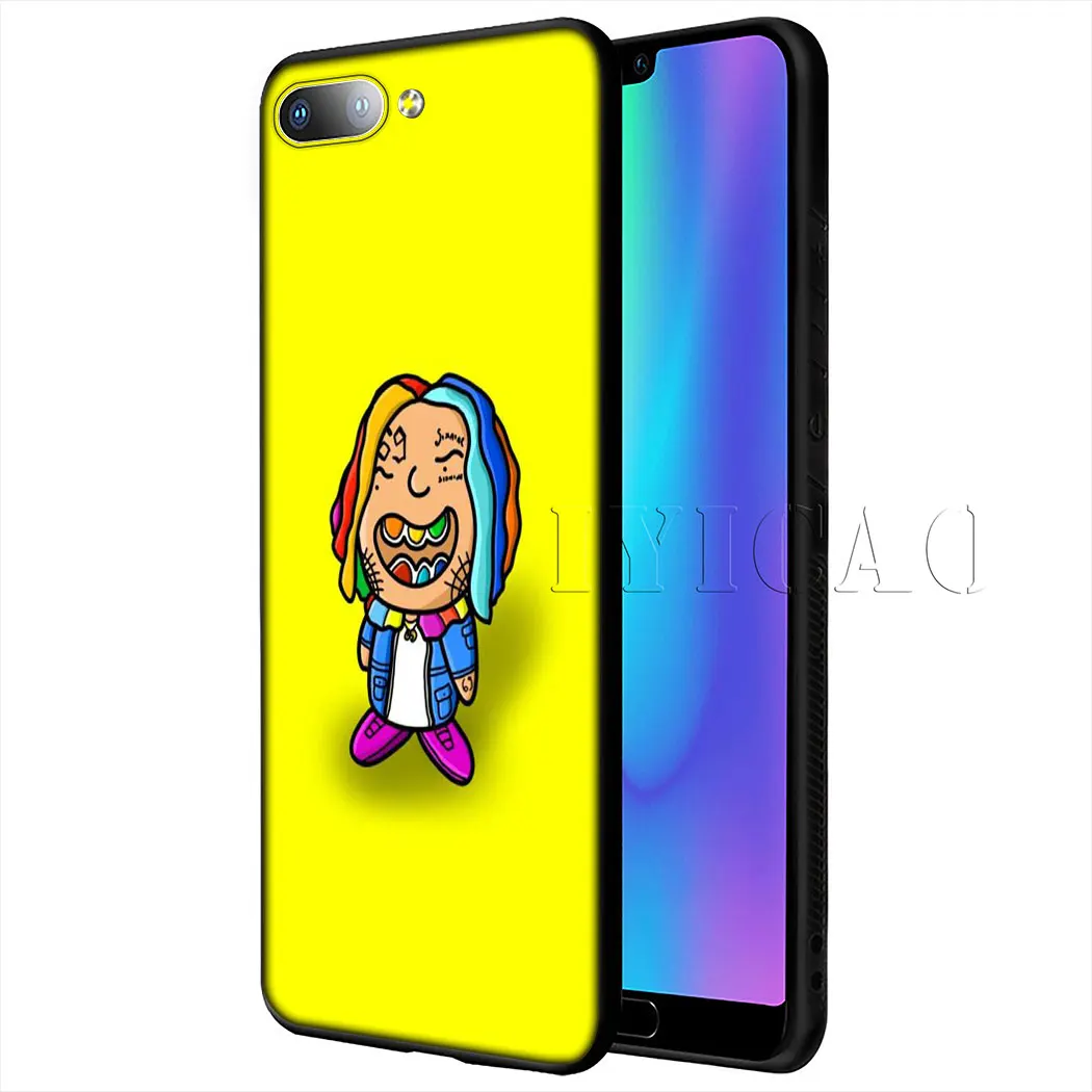 Мягкий силиконовый чехол IYICAO Rapper 69 6IX9INE для Huawei Honor view 20 9X Pro 10 9 8 Lite 8X 8C 7X 7C Note |