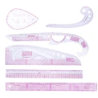 KAOBUY 6 шт. швейная французской кривой комплект линеек швейная чертежная линейка одежды линейка портного швейные инструменты, нержавеющая сталь