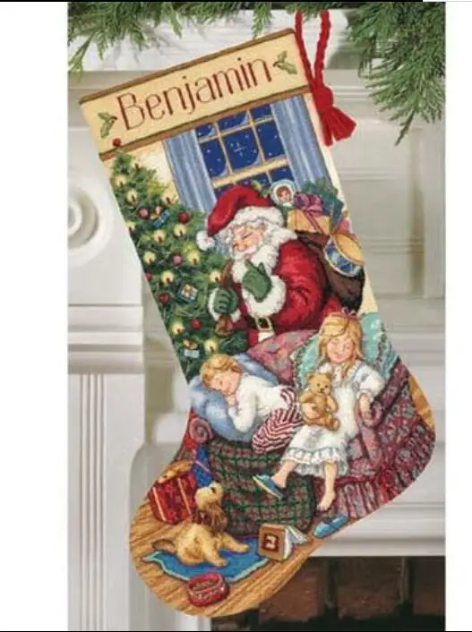 

Dim08740Home Fun Cross Stitch Kit Package Greeting Needlework Counted Kits New Style Joy Sunday Kits Embroidery