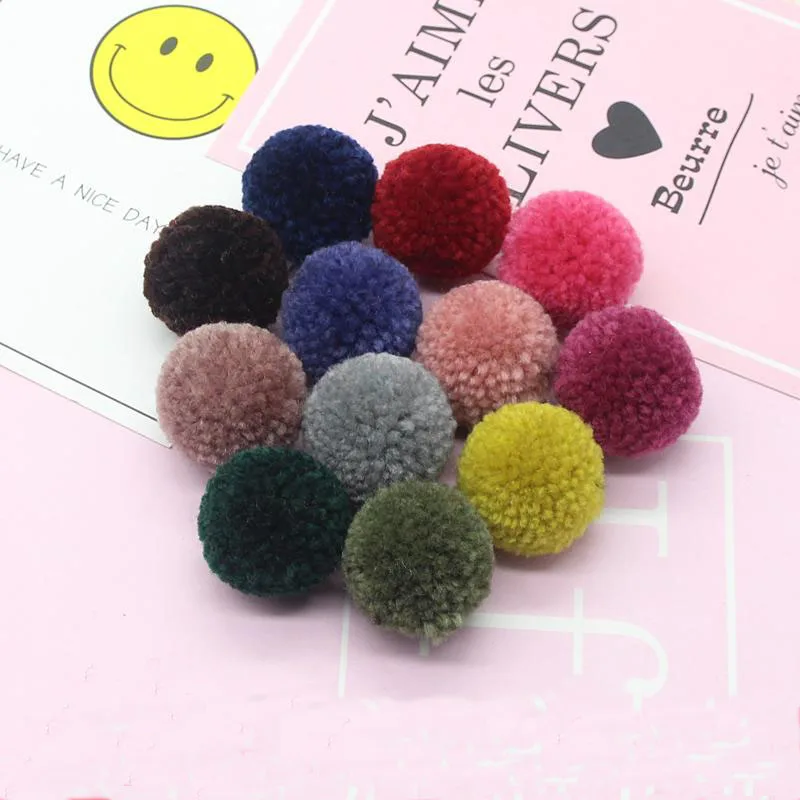 10 шт. помпоны из пряжи 3 см|Принадлежности для рукоделия| |