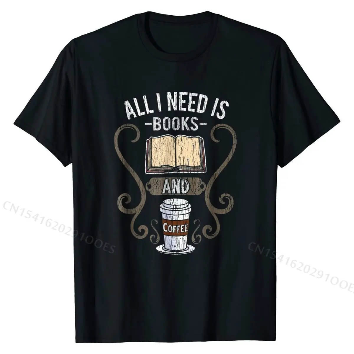 Все что мне нужно это книжки и кофе футболка повседневные топы рубашка для мужчин