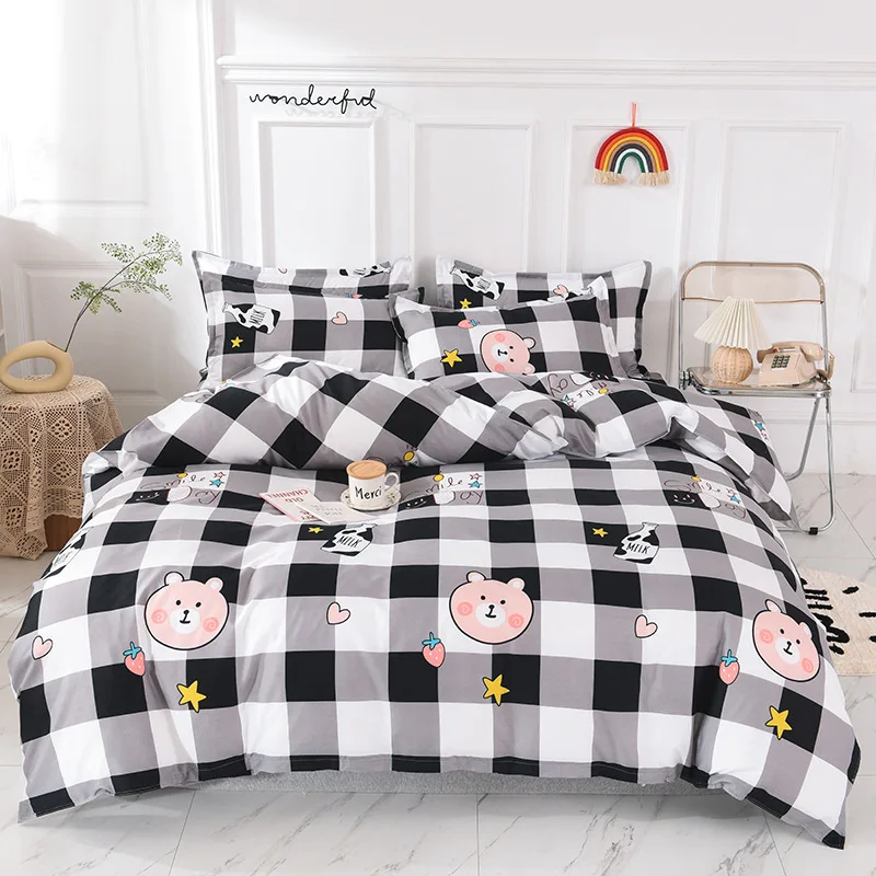 Комплект пододеяльников из 3/4 предметов с рисунком молочного и бутылочного