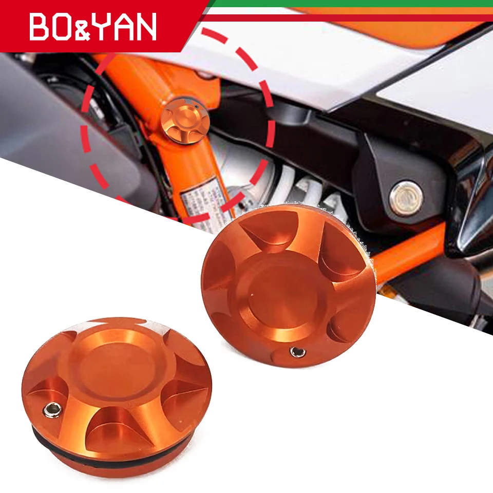 

For KTM Duke 790 Adventure R ADV 2018 2019 2020 Motorcycle Frame Hole Plugs Cover CNC aluminium alloy Decoration Cap