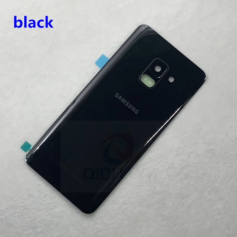 Заднее стекло для samsung Galaxy A8 A530 A530F задняя крышка со стеклянной батареей Задняя Дверь Корпус чехол Замена+ объектив камеры