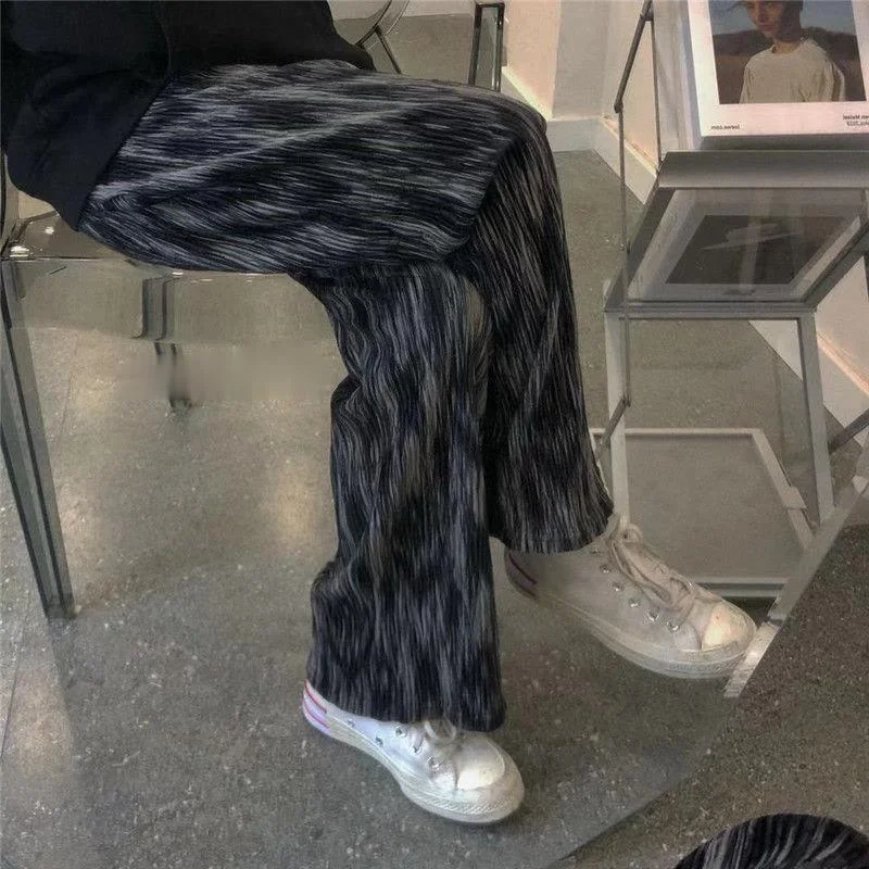

Streetwear Women Oversize Pants Vintage Casual Striped Loose Wide Leg Pants Korean Fashion Trouser for Women Y2k Pants