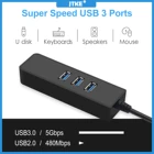 3 порта USB 3,0 концентратор для RJ45 1001000 Мбитс гигабитный Ethernet LAN1 Проводная Интернет сетевая карта USB WIFI адаптер для Windows Mac