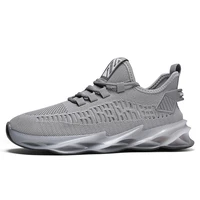 2021 new summer men sneakers breathable running shoes outdoor sport fashion comfortable casual gym mens shoes gray shoes