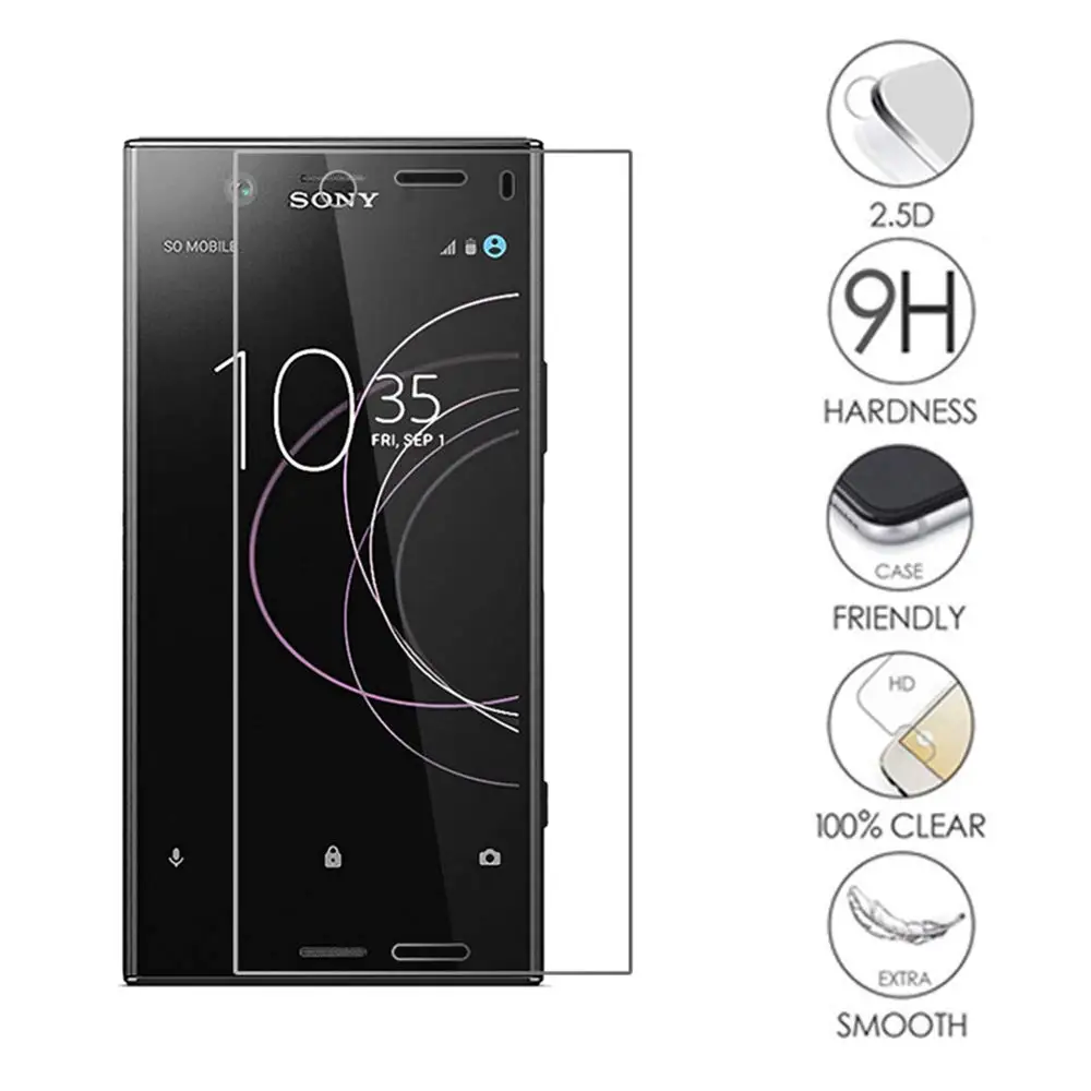 9H закаленное стекло для SONY Xperia X XC XZ1 XZ2 Compact L1 L2 L3 Защитная пленка XZ Premium защитное