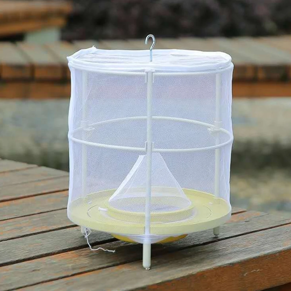 

Fly Trap Pest Control Killer Flies Catcher Cockroach Mouse Pest Killer Repeller Garden Yard Fly Cage Folding Hanging