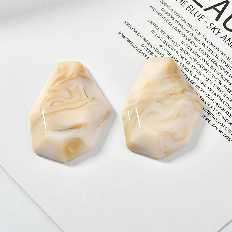 Осенние и зимние цветные простые дикие несферические полимерные накладки DIY