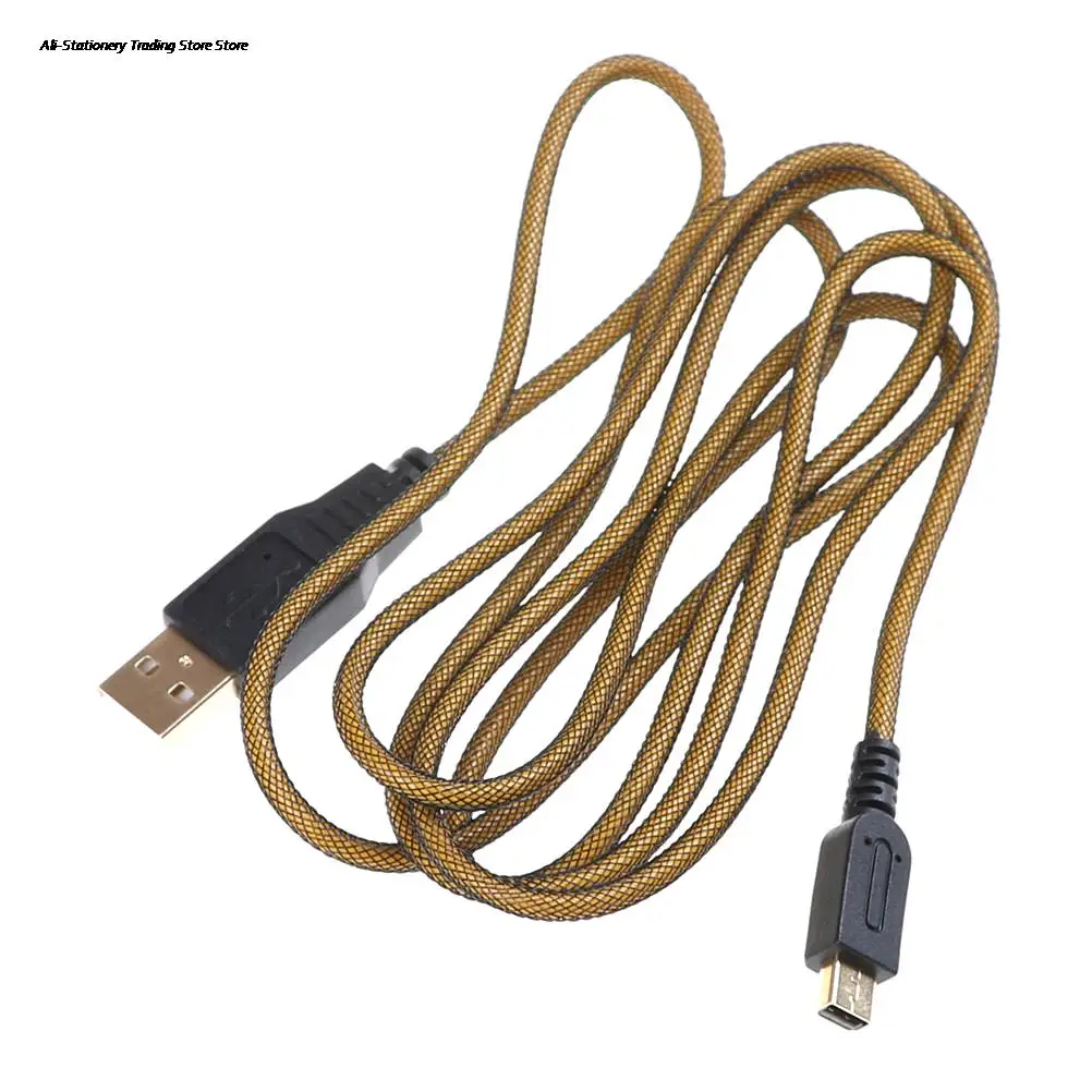 Gold Plated USB Charger Data Cable Cord For Nintend 3DS XL/ / DSi XL 2DS Sync Power |