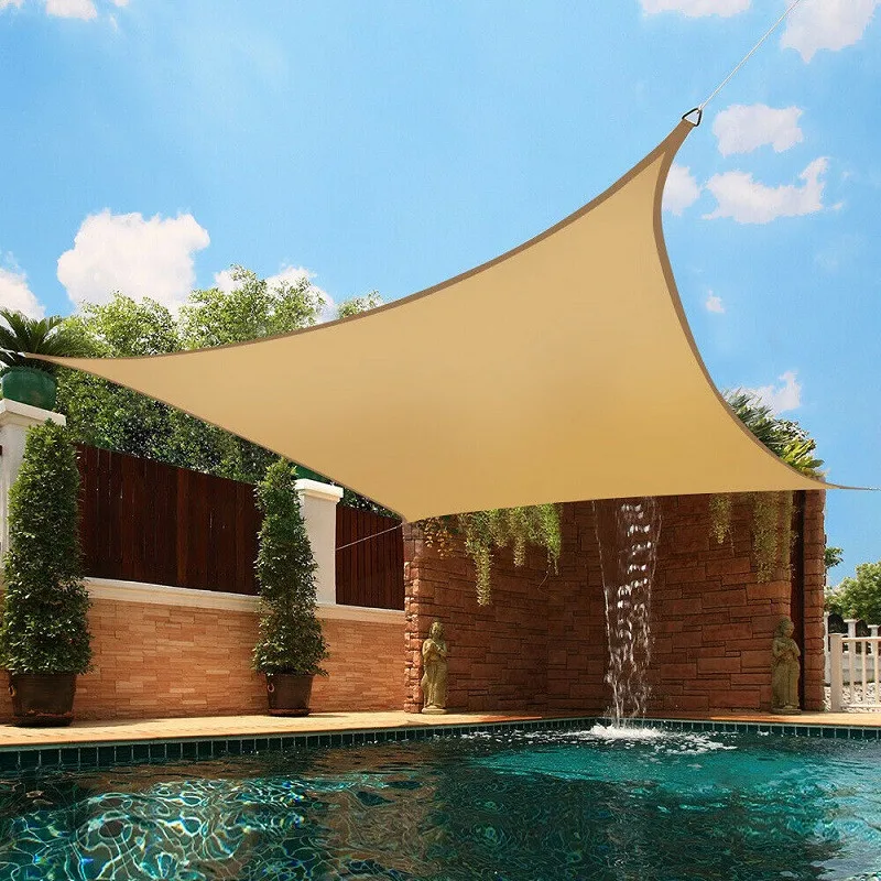 

NEW Rectangle Shade Sail Garden Terrace Canopy Swimming Yard Sail Beach Car AwningSun-Shelter Waterproof SunShade Sail Outdoor