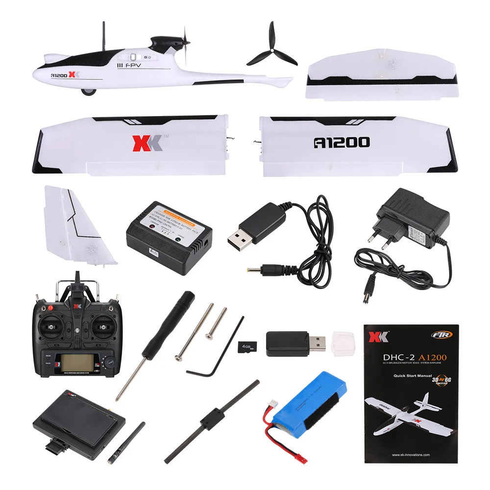 WLtoys XK A1200 3D 6G бесщеточный двигатель фиксированное крыло самолет 5,8G FPV 2,4G 6CH S-FHSS самолет дистанционного управления EPO планер RTF 89 см длина дрона