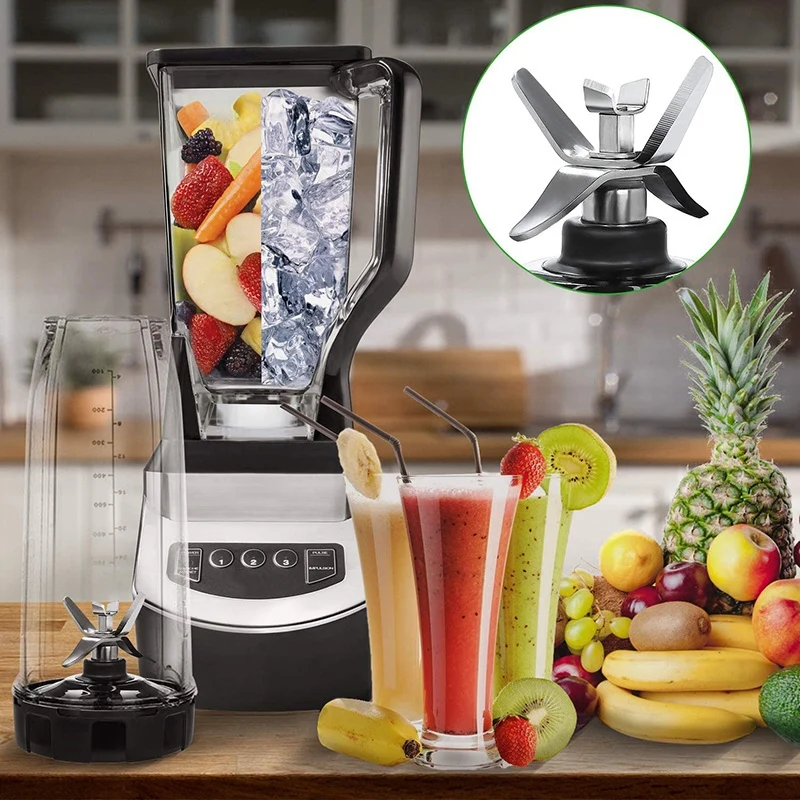 

Blender Replacement Parts,Ninja Bottom 7 Fins Extractor Blade Replacement Parts for Nutri Ninja Auto IQ BL482 BL642,Etc