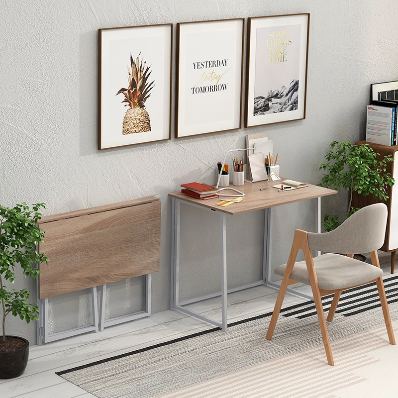 Складной стол без сборки маленький компьютерный для дома и офиса складной учебы