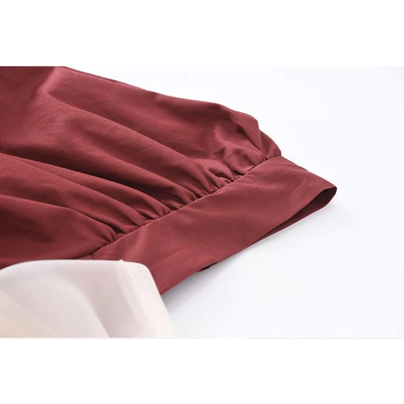 Женское платье с высокой талией элегантное романтичное во французском стиле