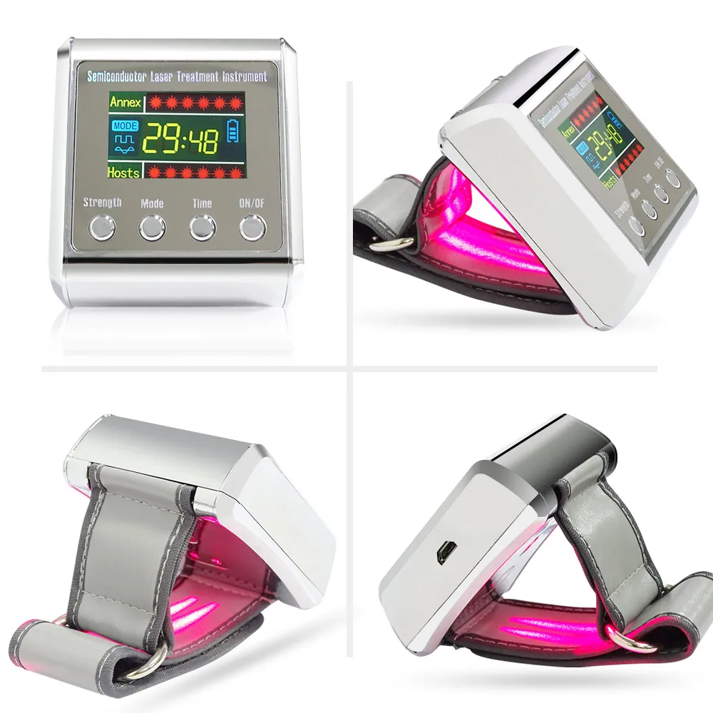 Лазерные часы LLLT для лечения диабета ринита холестерина гипертонии мозговой