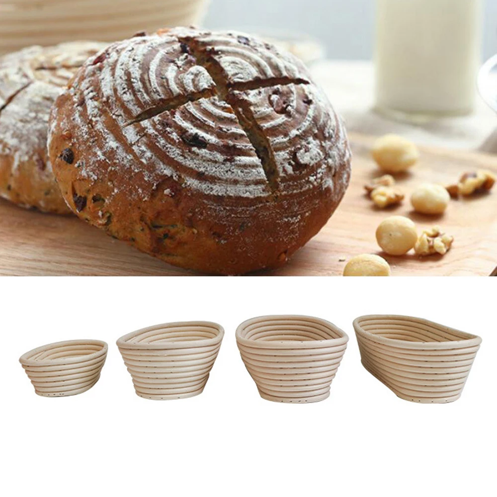 11 разных моделей корзины для теста из ротанга Banneton Brotform хлебостойкие