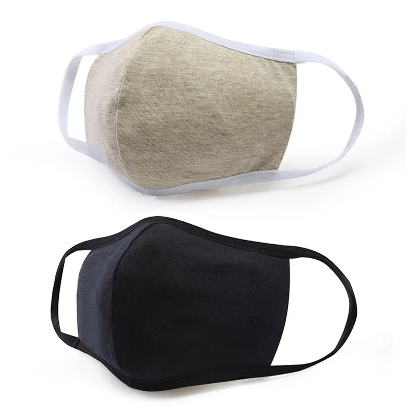 Хлопковая дышащая маска для лица одноразовая внутренняя замена чипа фильтра