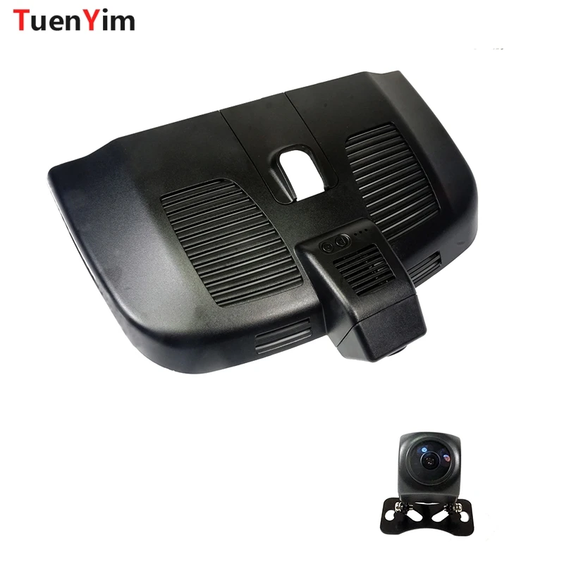 dual lens Двойной объектив дополнительный автомобильный видеорегистратор wifi DVR DashCam для Mercedes benz V250 V260 с g-сенсором+ wifi+ управление приложением - Название цвета: dual lens