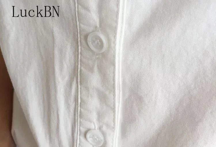

100% Cotton Shirt Women Blouses Long Sleeve Spring Autumn Slim Casual White Office Shirt OL Blusas Feminine Lady Tops New 2021