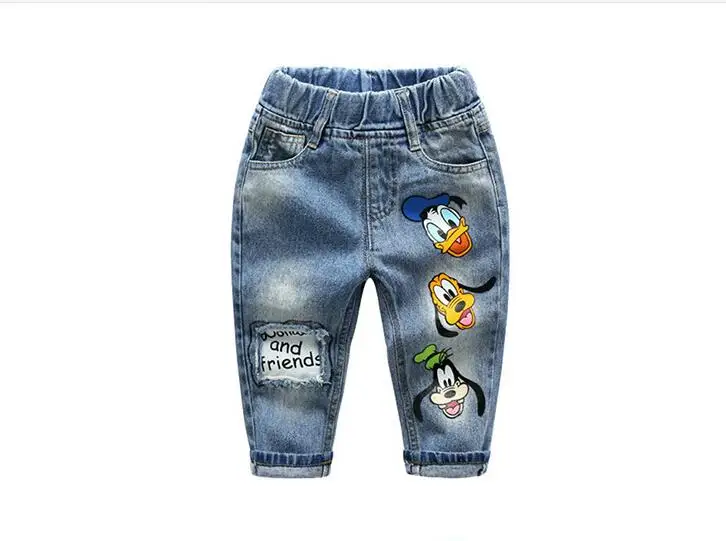 Джинсы для детей от 3 до 8 лет новые стильные джинсы хорошего качества маленьких