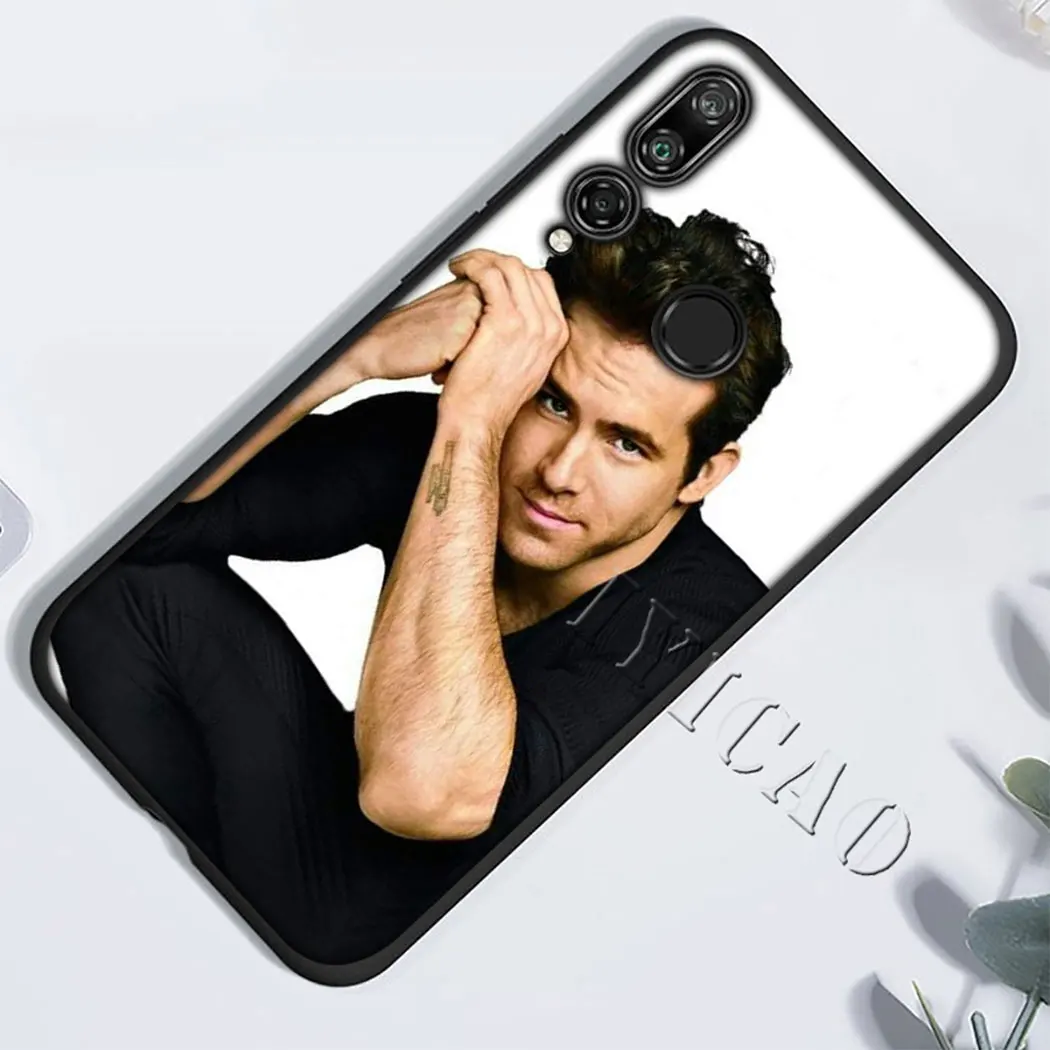 Мягкий актер IYICAO Ryan Reynolds для Huawei Y5 Y6 Y7 Y9 Prime Mate 10 20 30 Pro Lite Nova 2i 2 3 3i 4 чехол |