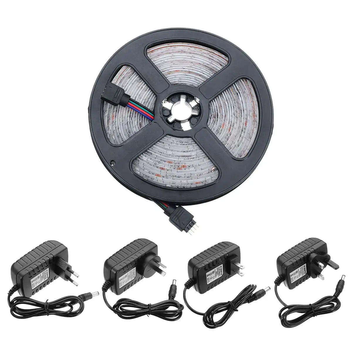 

5M Waterproof LED Strip Light RGB SMD2835 Flexible Ribbon Wifi Smart Fita RGB LED Light 16.4ft Tape Diode DC12VRemote Control