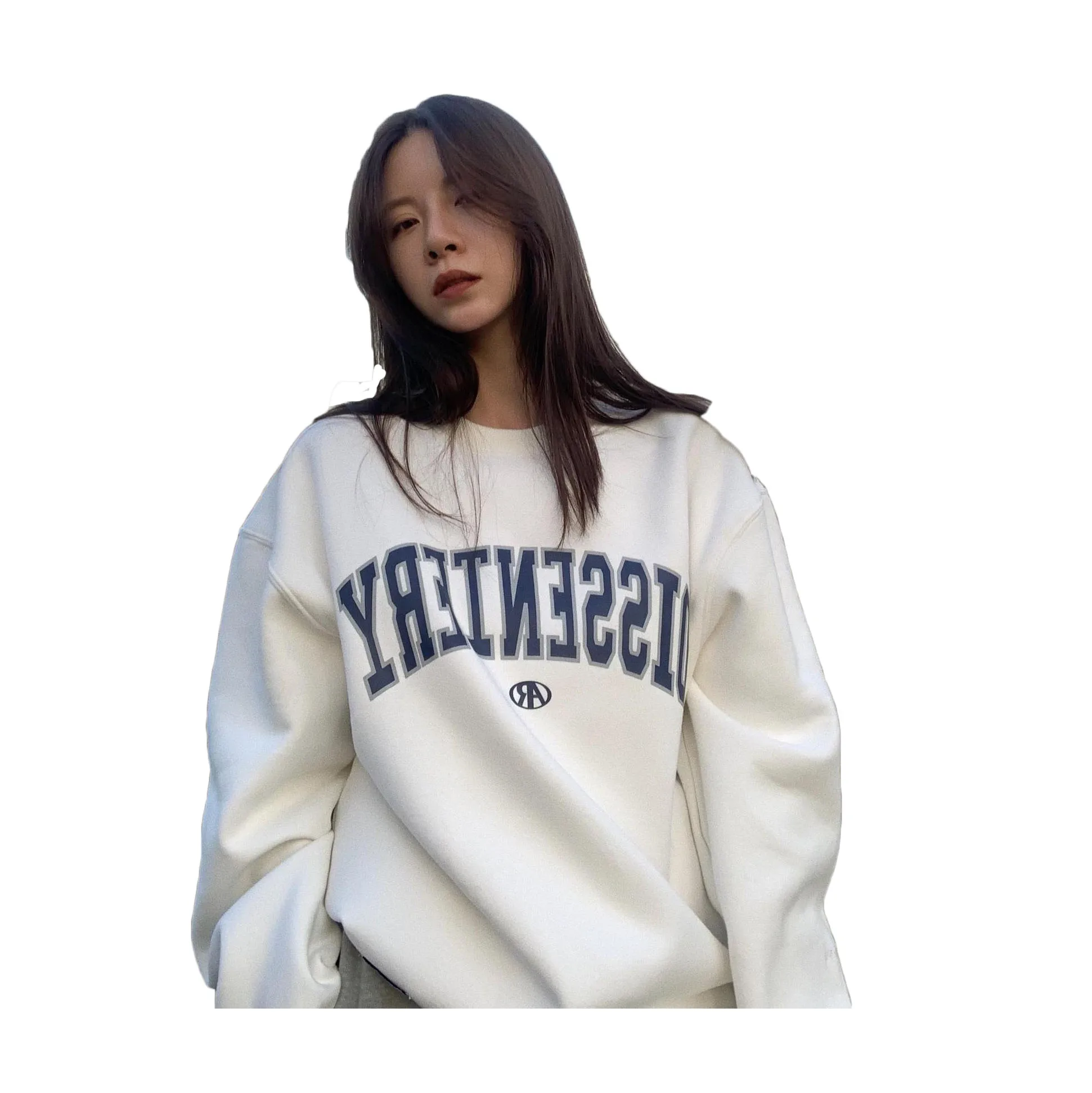 

Hoodies Women Autumn 2021 New Korean Version Of The Loose And Lazy Style Long-Sleeved Letter Printed Fashion Jacket M351