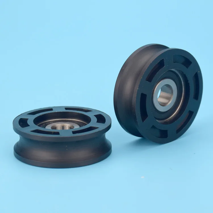 Роликовый направляющий ролик с покрытием подшипника 6200RS диаметром 12 мм