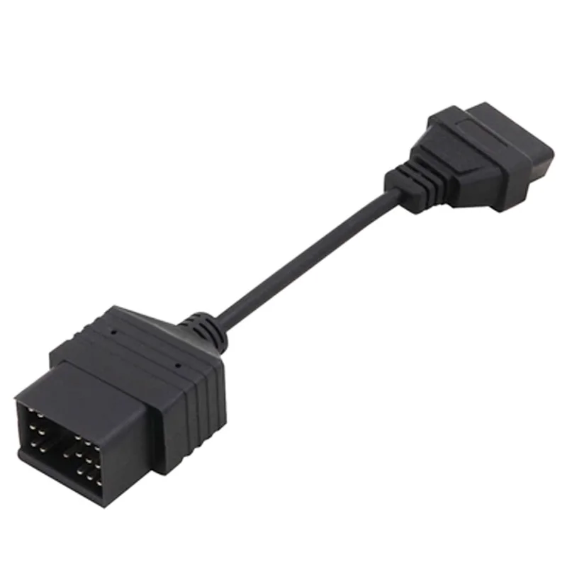 OBD 17 Pin 17Pin мужской to OBD2 OBDII DLC 16 16Pin Женский адаптер автомобильного
