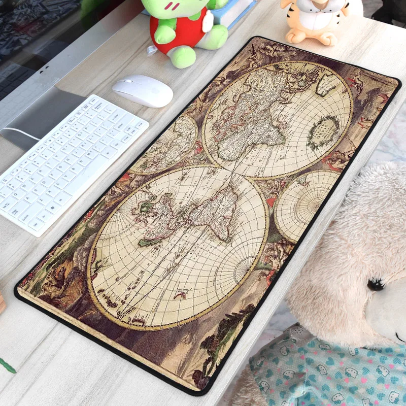 300X600X2MM Mairuige крутая креативная карта с рисунком коврик для мыши Xxl резиновый ПК Компьютерная игра игровой коврик для мыши для украшения настольного коврик для геймера - Цвет: 300X600X2MM