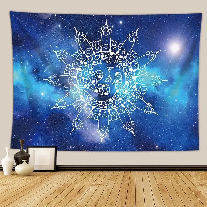 Будда Триппи гобелен Настенная мандала искусственный Чешский психоделический |