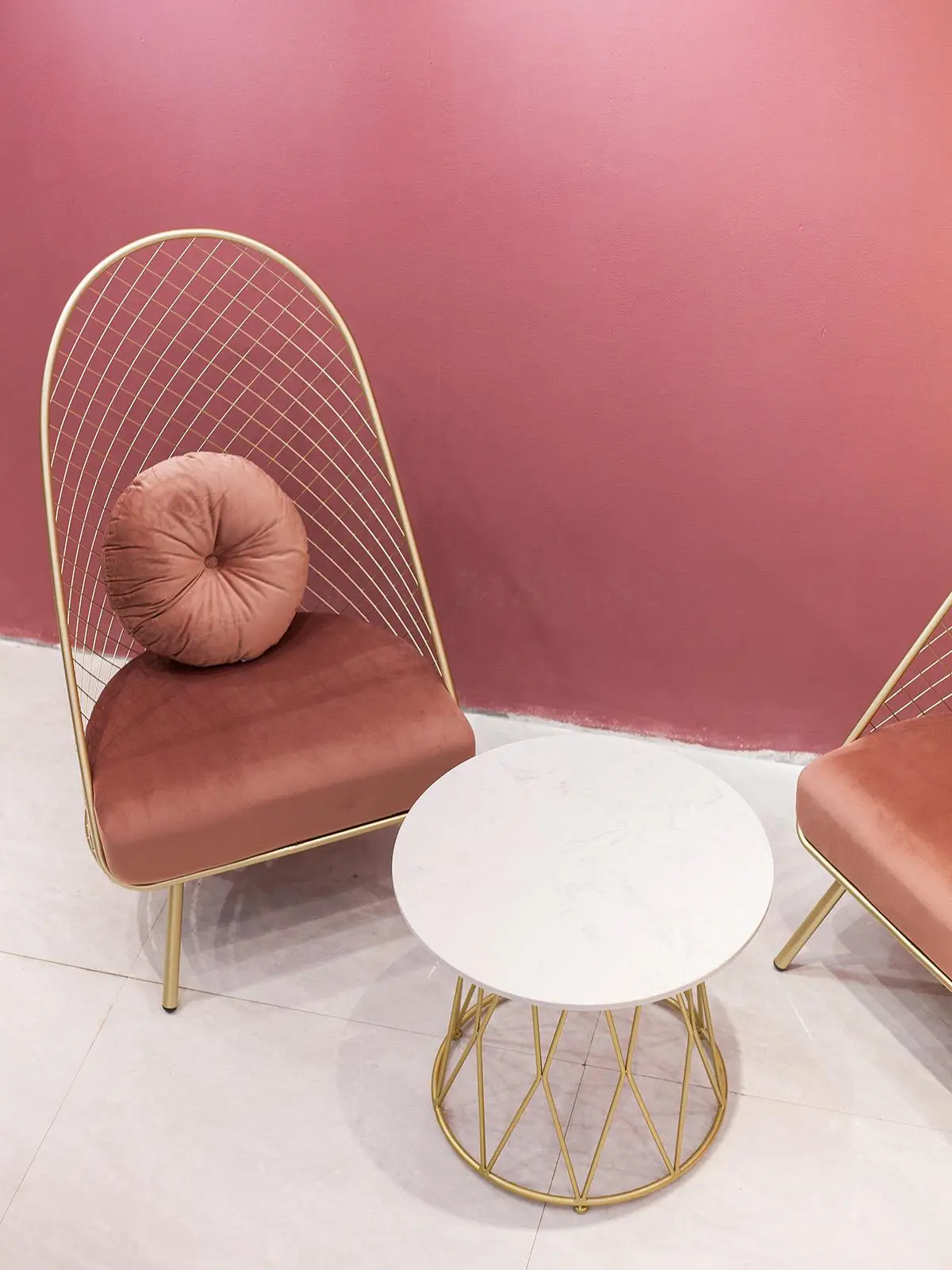 Роскошный светлый сетчатый красный скандинавский ленивый диван Tieyi Ins кресло для