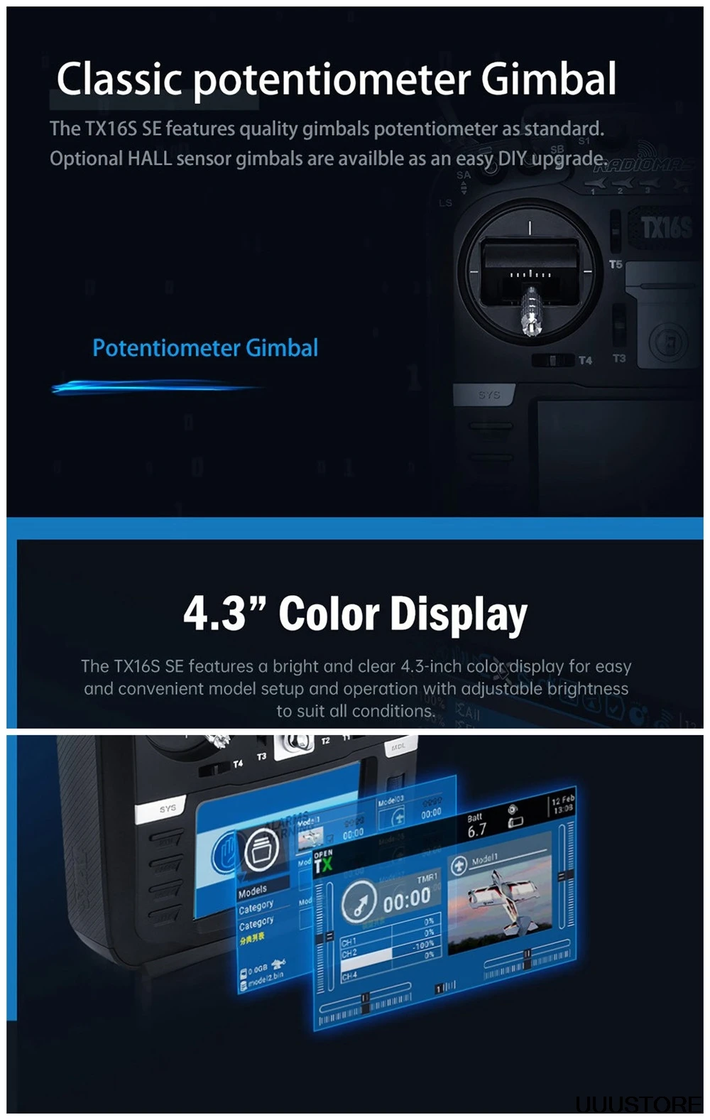 radiomaster tx16s se 24g 16ch cc2500 frsky s fhss протокол rf системы open